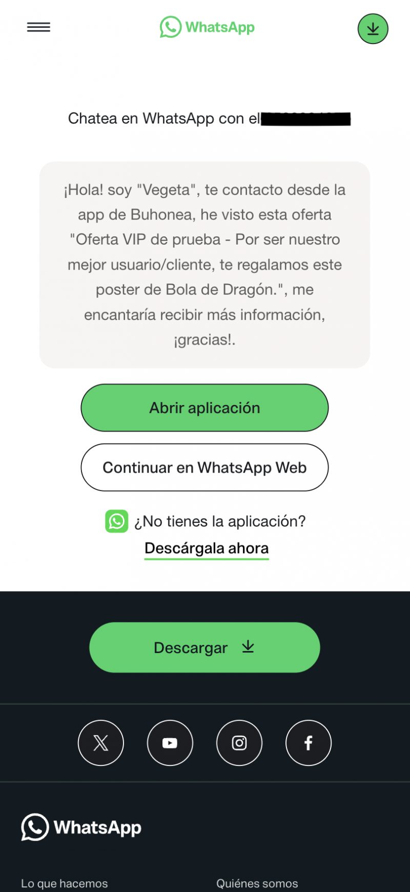 App Buhonea